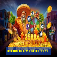 blocos cad mesa de poker